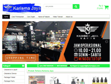 Tablet Screenshot of karismajaya.com